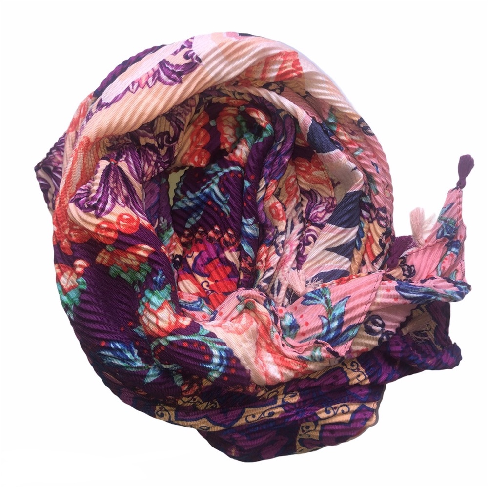 (NEW) Desigual Colourful Rectangular Scarf